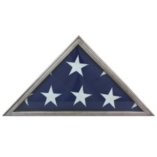 Display Flag Case Metallic Gray