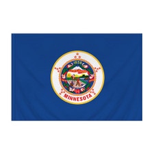 3' X 5' Nylon Minnesota Flag Banner