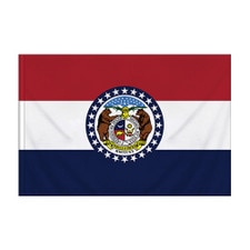 3' X 5' Nylon Missouri Flag Banner