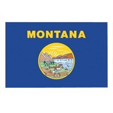 3' X 5' Nylon Montana Flag Banner