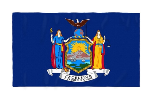 3' X 5' Nylon New York Flag Banner