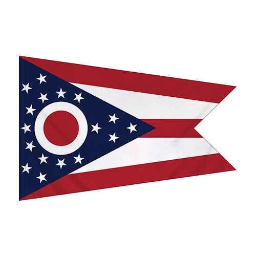 3' X 5' Nylon Ohio Flag Banner