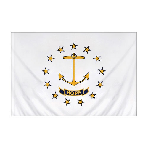 Nylon Rhode Island Flag Banner