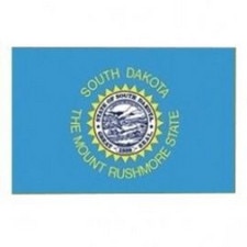 South Dakota Nylon Banner