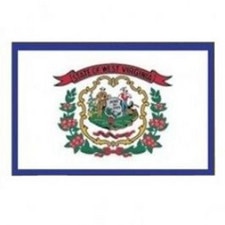 Nylon West Virginia Flag Banner