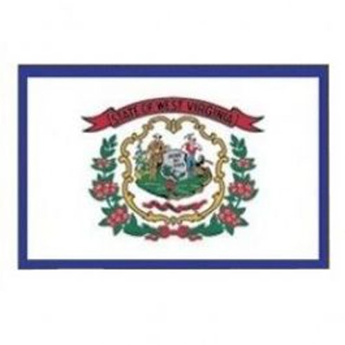 Nylon West Virginia Flag Banner