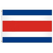 12X18" NYLON COSTA RICA FLAG