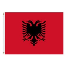 Albania Flag 3' X 5' Nylon