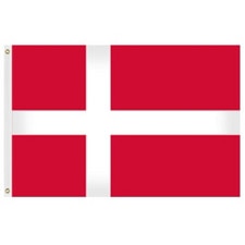Denmark national flag with cross de