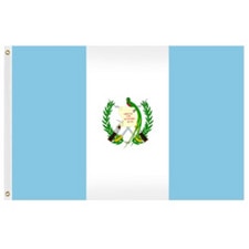 Guatemalan flag with coat of arms