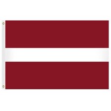 Latvian flag red and white colors