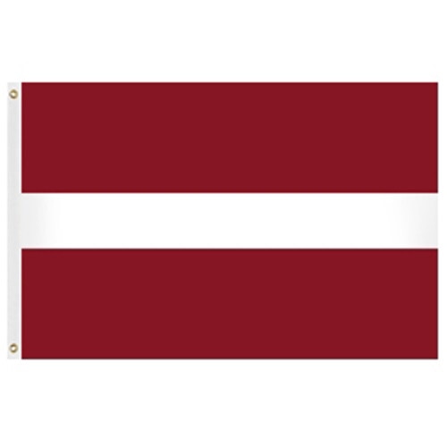 Latvian flag red and white colors