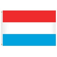 flag of luxembourg red white blue