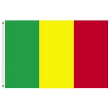 Mali national flag with stripes