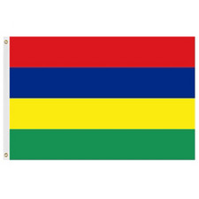 Mauritius flag horizontal stripes