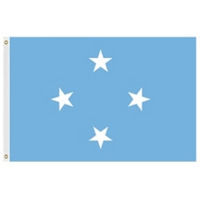 blue flag with white stars