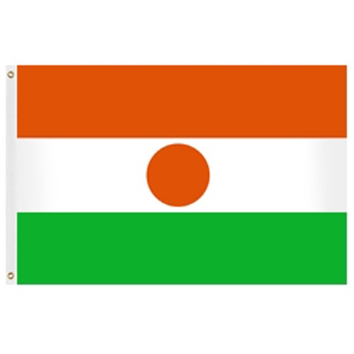 flag of Niger horizontally striped