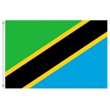 Tanzania national flag design templ