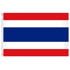 Thailand flag horizontal stripes