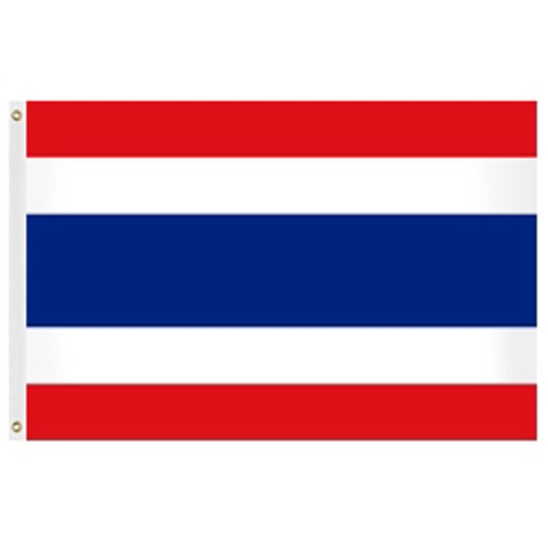 Thailand flag horizontal stripes