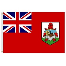 Bermuda flag with coat of arms