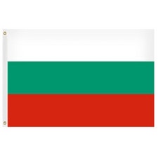 Bulgarian flag red green white