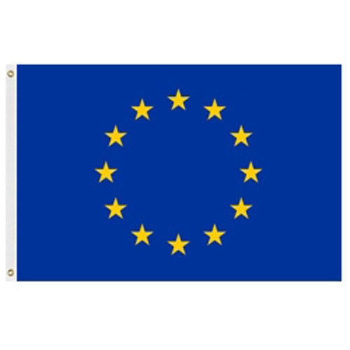 European Union flag with stars