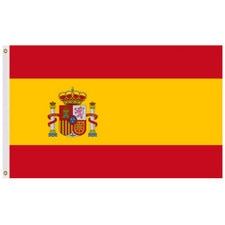 Spanish flag with coat of arms