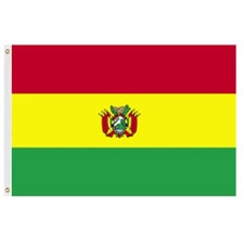Bolivia national flag with colors