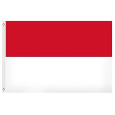 Indonesia flag red and white stripe
