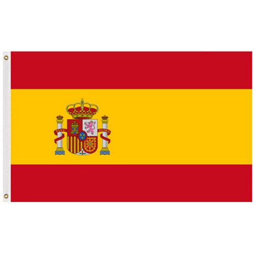 flag of Spain red yellow red