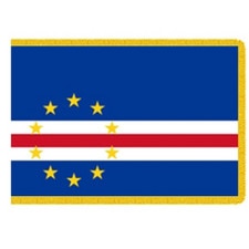 Cape Verde flag with stars and stri