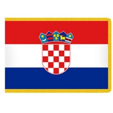 Croatian flag with coat of arms