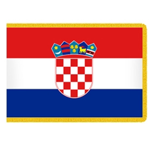 Croatian flag with coat of arms