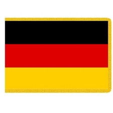 Germany flag with three stripes