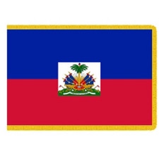 Haitian flag with coat of arms