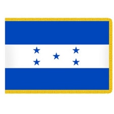 Honduras flag blue white stars