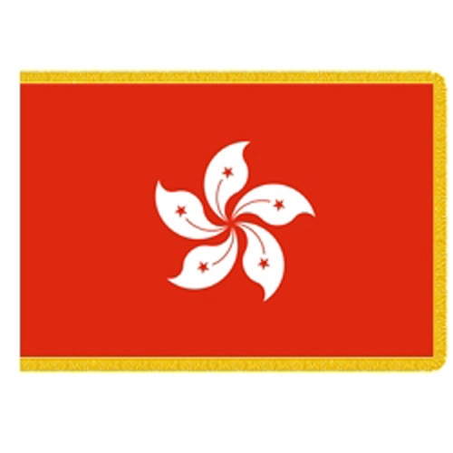 Hong Kong flag with flower symbol