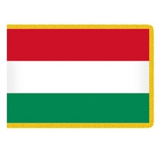 Hungarian flag red white green