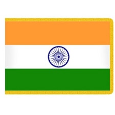 India flag with wheel design