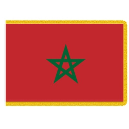 flag of Morocco red and green