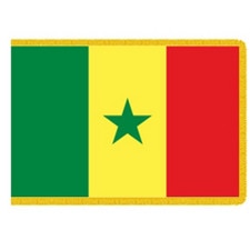 Senegal flag green yellow red
