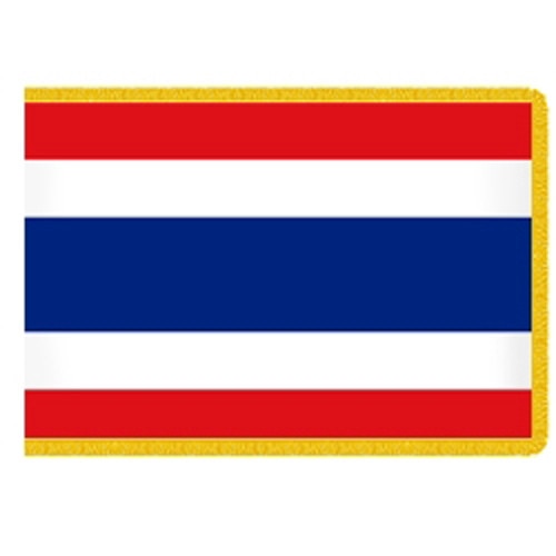 Thailand flag red white blue horizo
