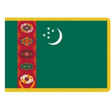 Turkmenistan national flag design