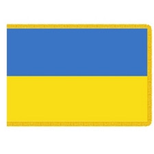 Ukraine flag blue and yellow horizo