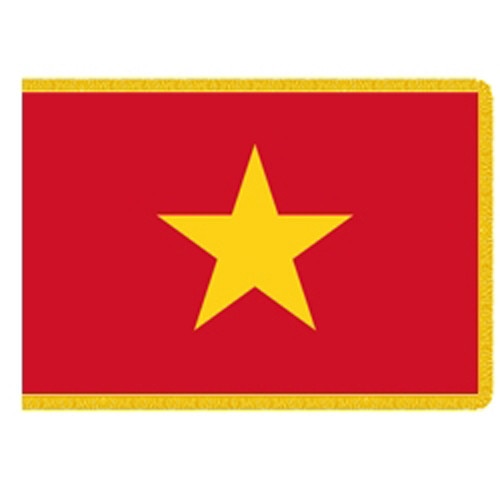 Vietnamese flag red yellow star
