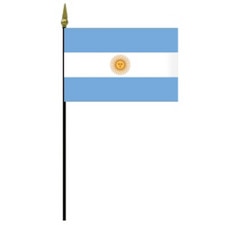 Argentina flag on a flagpole