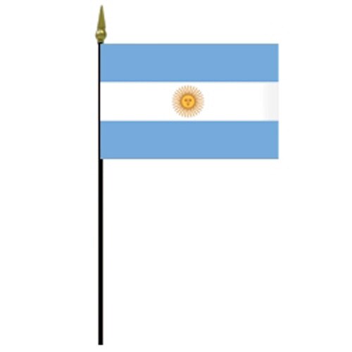 Argentina flag on a flagpole