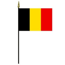 Belgian flag with vertical stripes