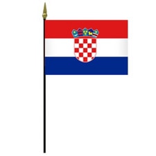 Croatian flag with coat of arms